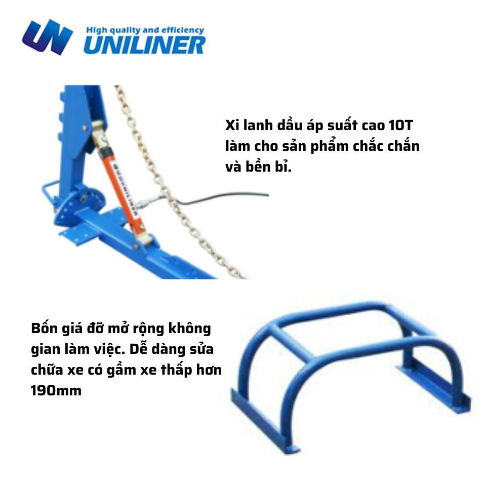 Thiết bị nắn khung xe ô tô di động, tối ưu hóa không gian sửa chữa