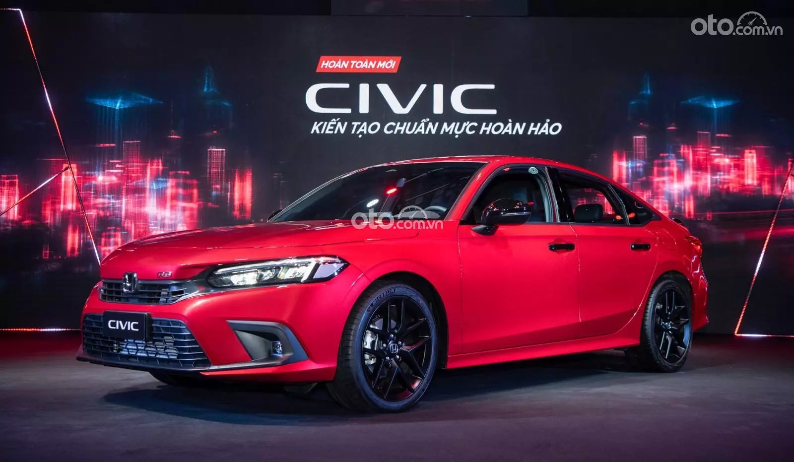 Giá xe ô tô Honda Civic với thiết kế thể thao và hiện đại.