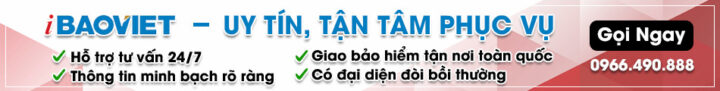 Banner quảng cáo bảo hiểm xe ô tô tại Long An