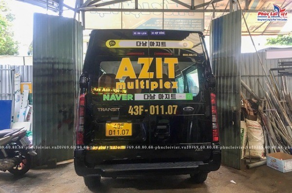 Thi công ngoại thất dán decal cho xe ô tô một cách chuyên nghiệp
