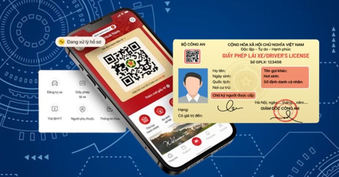 Bằng lái xe điện tử tích hợp trên VNeID tiện lợi và hợp pháp