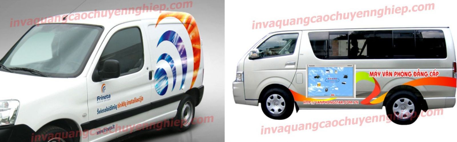 Thiết kế và dán decal xe tải với phong cách chuyên nghiệp, biến xe thành công cụ quảng bá hiệu quả.