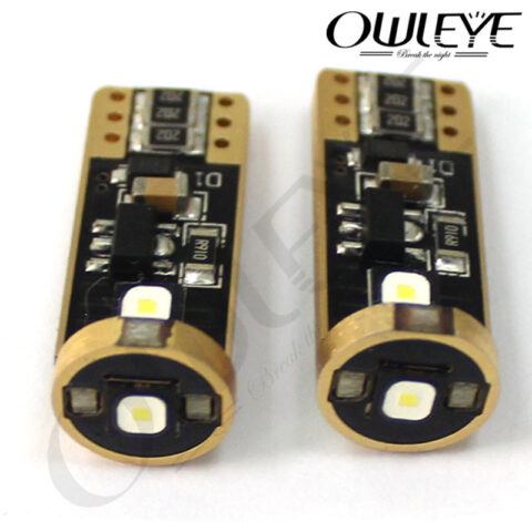 Cấu tạo chi tiết của đèn LED demi xe ô tô Owleye T10 với chip Cree và tản nhiệt