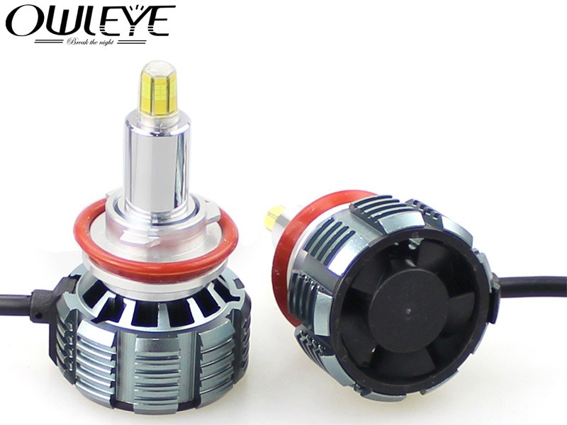 Góc nhìn trực diện đèn LED Owleye A360 H11