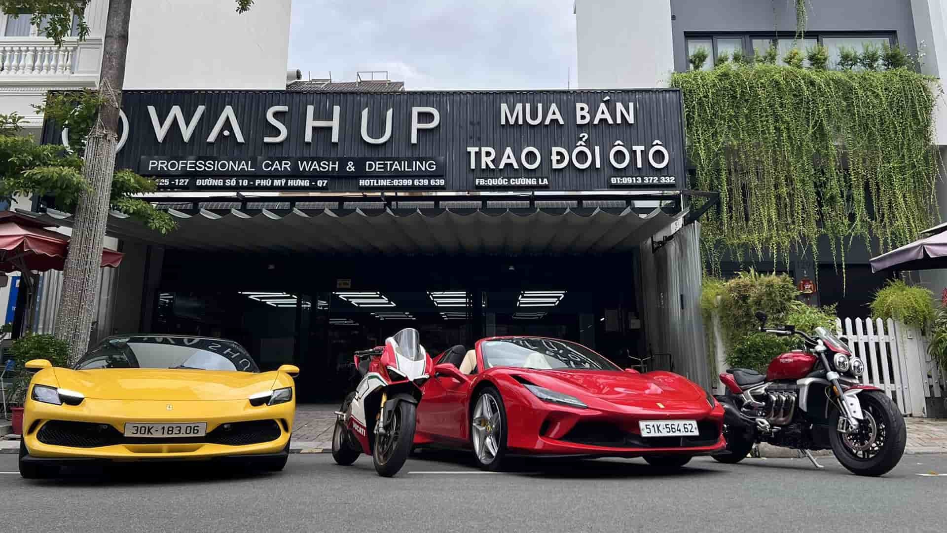 WashUp Car Wash &amp; Detailing, một địa chỉ rửa xe ô tô quận 7 cao cấp, sử dụng công nghệ tiên tiến để bảo vệ lớp sơn xe.