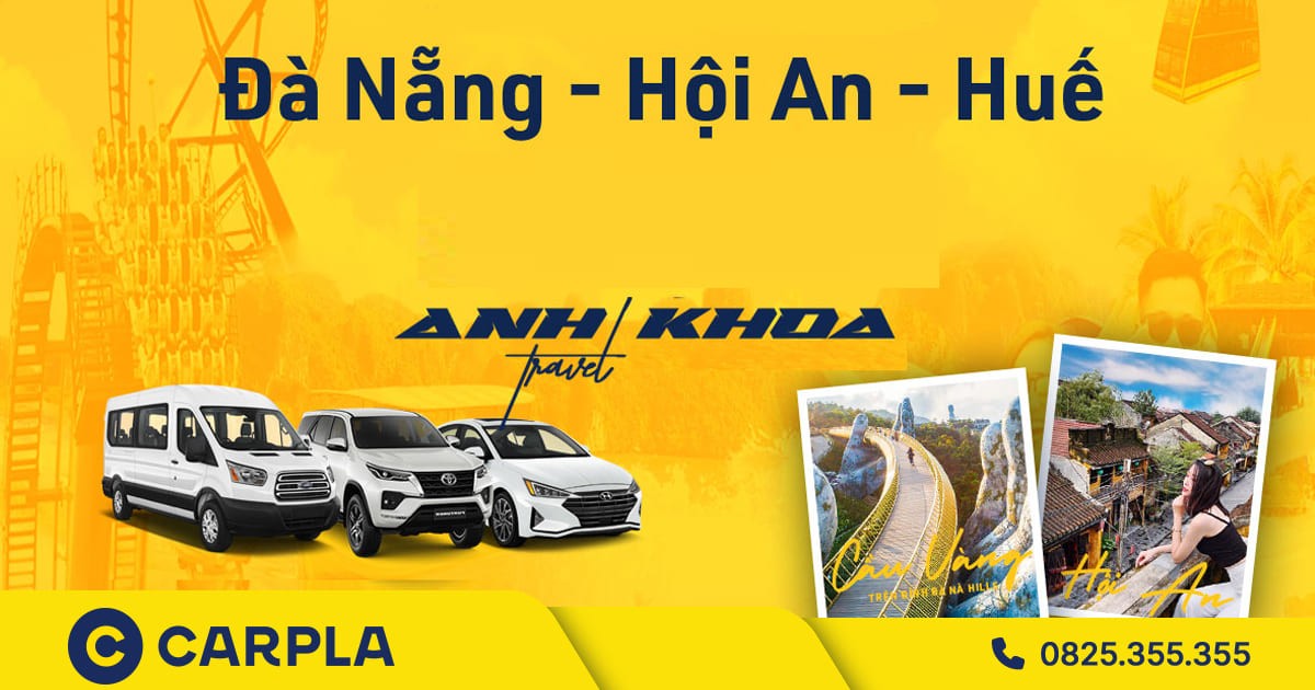 Anh Khoa Travel cung cấp dịch vụ thuê xe ô tô tự lái đa dạng tại Hội An với uy tín lâu năm.