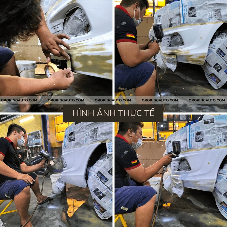 Các bước Sơn Mâm Xe Ô Tô