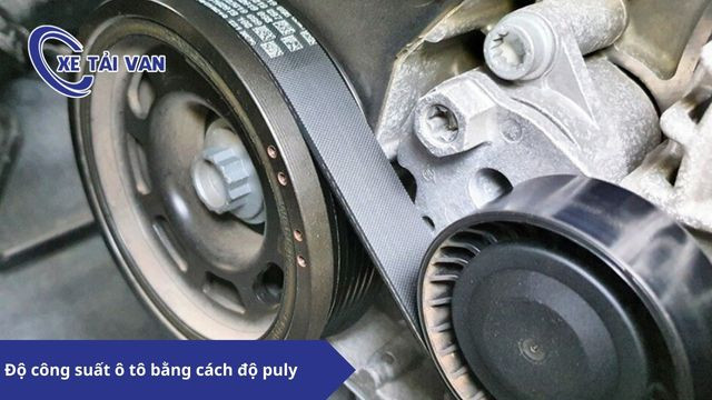 Độ công suất ô tô bằng cách thay thế pulley hiệu suất cao