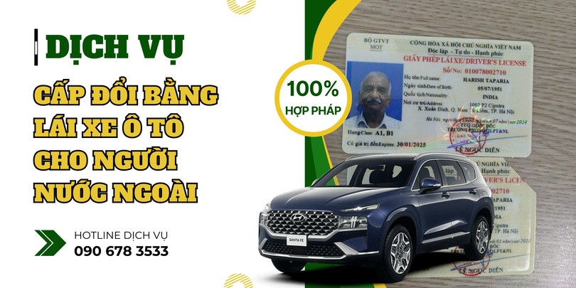 Các đối tượng cần đổi bằng lái xe ô tô nước ngoài sang Việt Nam