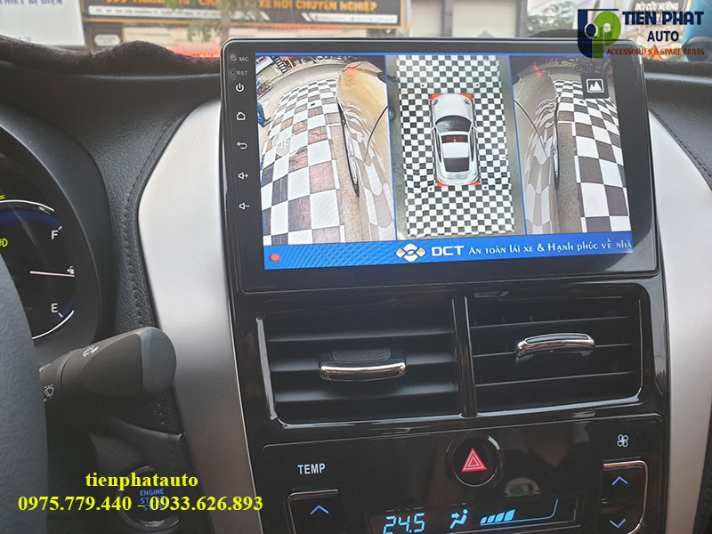 Dòng camera 360 độ cao cấp nhất hiện nay rất phù hợp khi bạn muốn độ xe ô tô Vios