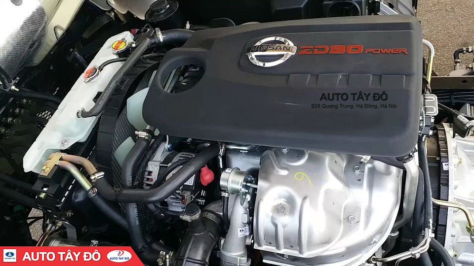 Động cơ Nissan ZD30D14-4N mạnh mẽ của ô tô xe tải Nissan NS350 3.5 tấn, đạt chuẩn Euro 4