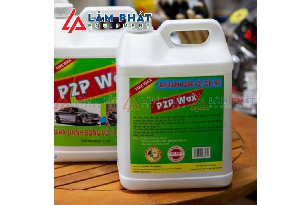 Dung dịch đánh bóng lốp ô tô P2P Wax sử dụng công nghệ Nano Korea