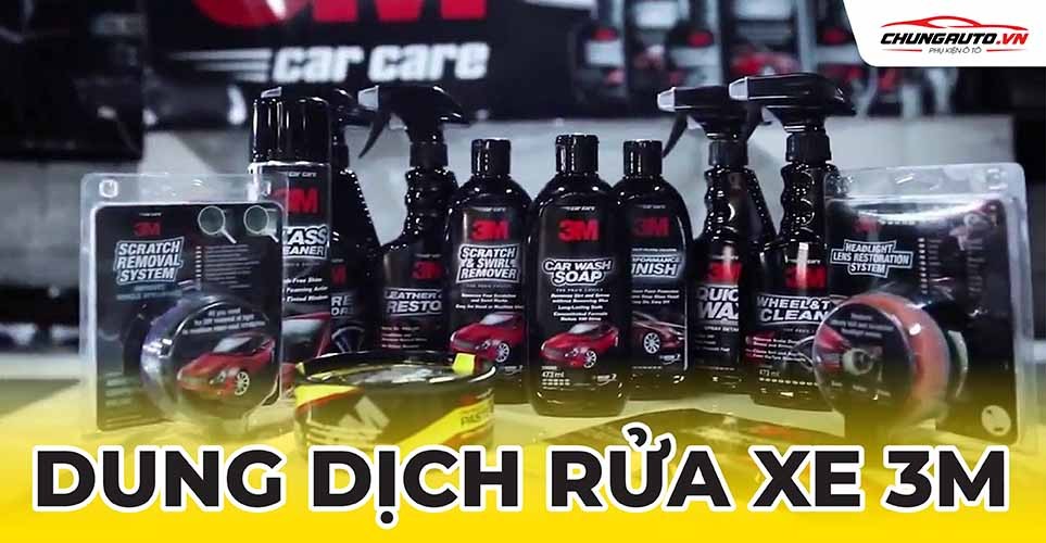 Dung dịch rửa xe ô tô 3M chuyên dụng giúp làm sạch và bảo vệ sơn