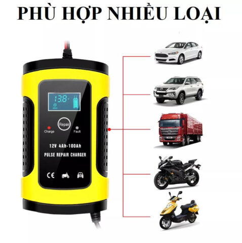 Tổng quan về các tính năng của sạc bình ắc quy Foxsur