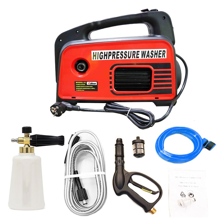 Máy xịt rửa áp lực cao Eden X2 (2000W) công nghệ Nhật Bản, giúp rửa xe ô tô mini giá rẻ nhanh chóng.