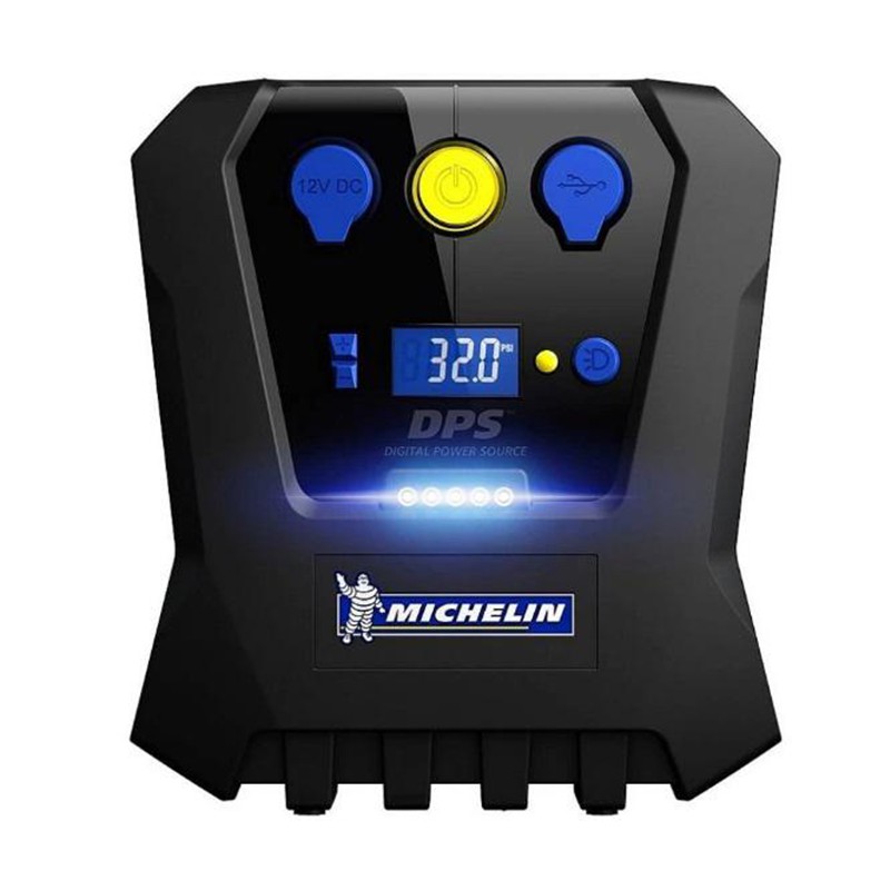 Máy bơm lốp ô tô mini Michelin 12266 với công suất lớn, phụ kiện không thể thiếu cho xe ô tô mini giá rẻ.