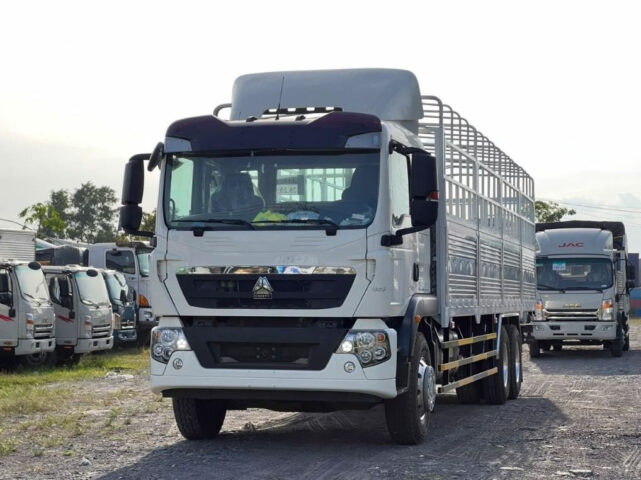 động cơ MAN MC07 mạnh mẽ trên xe ô tô tải Howo 3 chân