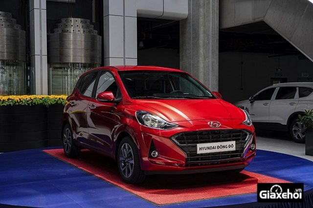 Thiết kế ngoại thất của Hyundai Grand i10 hatchback, một lựa chọn xe ô tô 5 chỗ giá dưới 600 triệu với nhiều phiên bản