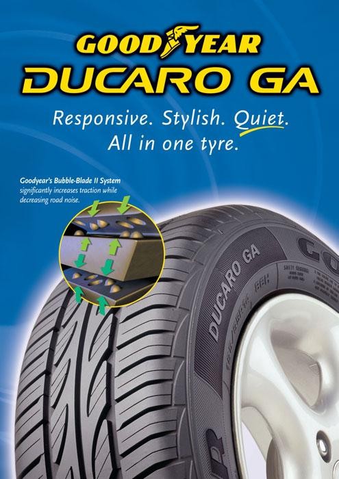 Lốp Goodyear Ducaro mang đến sự an toàn và tiết kiệm nhiên liệu