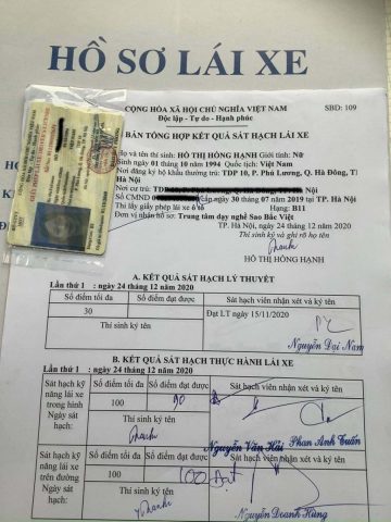 Hồ sơ học lái xe ô tô hạng B1 bao gồm khám sức khỏe và các giấy tờ cần thiết