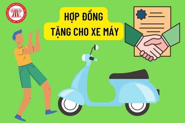 hop dong tang cho xe may