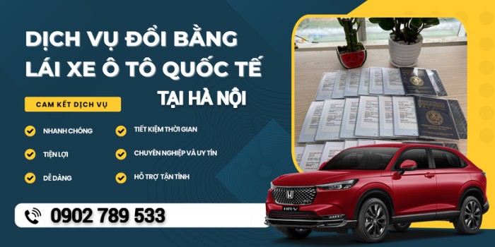 Quy trình đổi bằng lái xe ô tô quốc tế