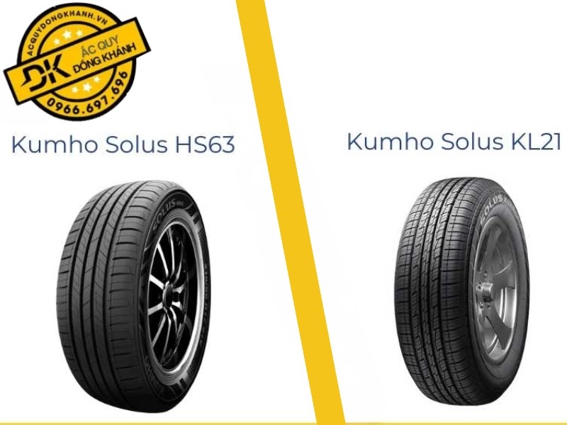 Dòng lốp xe Kumho Solus HS63 và KL21 dành cho mọi mùa, mang lại độ bám đường tốt và khả năng vận hành êm ái