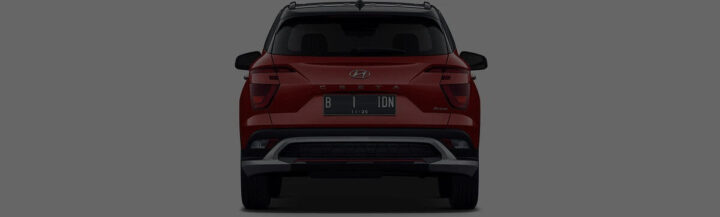 Thiết kế đuôi xe ấn tượng của Hyundai Creta với cụm đèn hậu LED, so sánh giá xe ô tô Creta