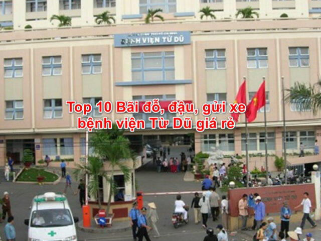 Quang cảnh bãi giữ xe ô tô đông đúc gần các bệnh viện lớn, cho thấy nhu cầu tìm chỗ đậu xe gần Bệnh viện 115