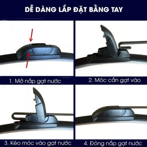 Cách thay gạt mưa ô tô đơn giản và nhanh chóng