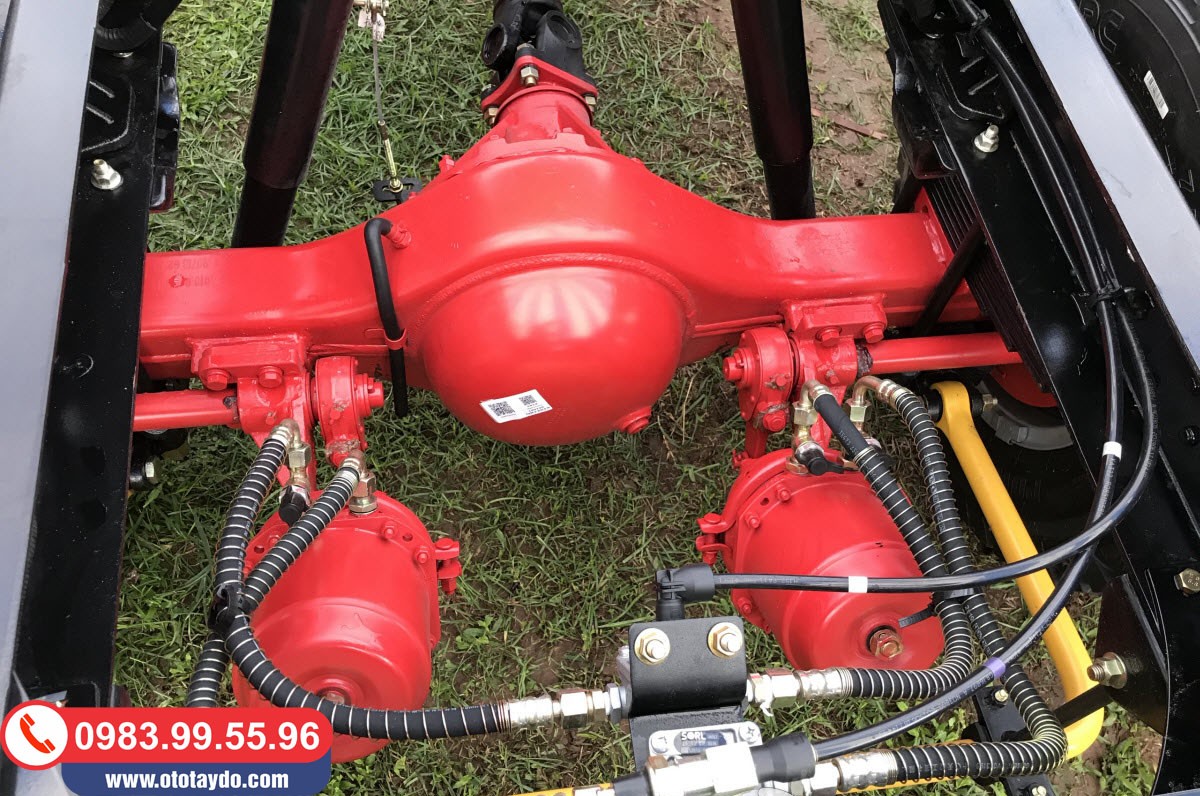 Hệ thống phanh khí xả và công nghệ an toàn trên xe tải K6 5 tấn