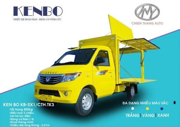 Cụm đèn pha xe ô tô Kenbo 5 chỗ với tính năng điều chỉnh