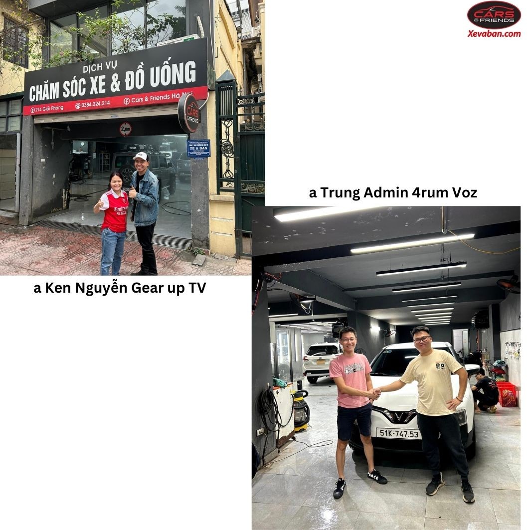 Khách hàng hài lòng với dịch vụ chăm sóc xe ô tô Giải Phóng