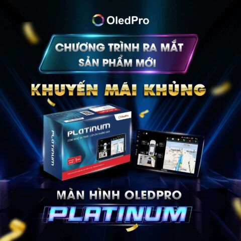 Màn hình Android ô tô OledPro Platinum tích hợp camera 360