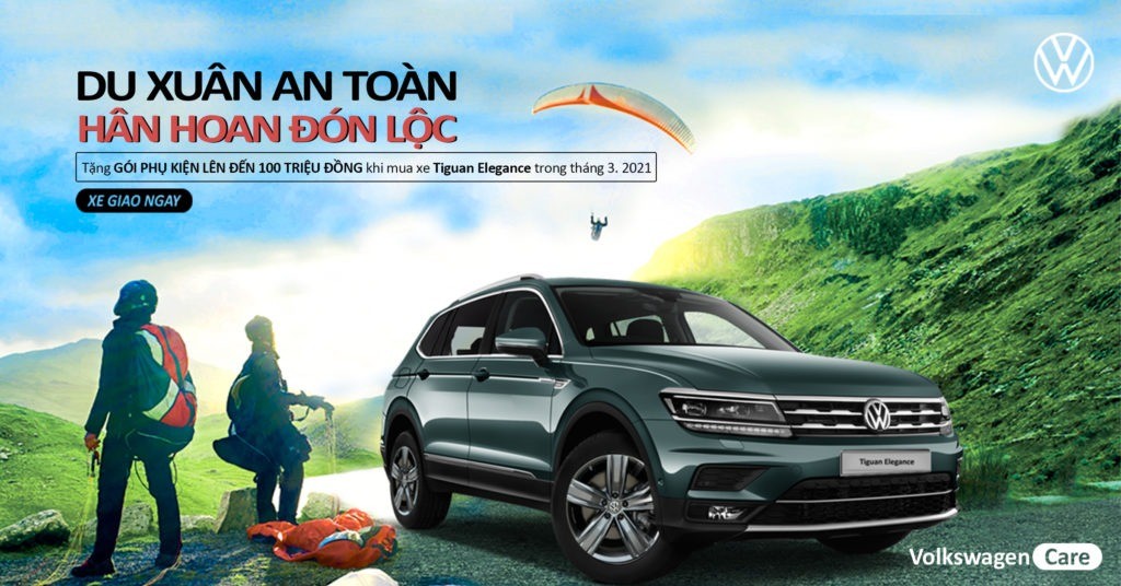 Khuyến mãi Volkswagen Tiguan Elegance 2021, ưu đãi giá xe ô tô tháng 3