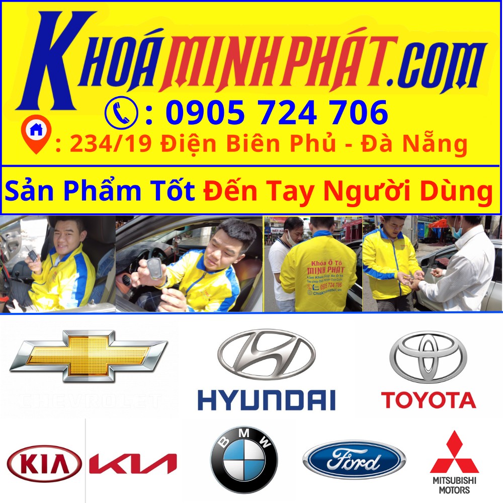 Địa chỉ chuyên làm chìa khoá ô tô uy tín tại Đà Nẵng