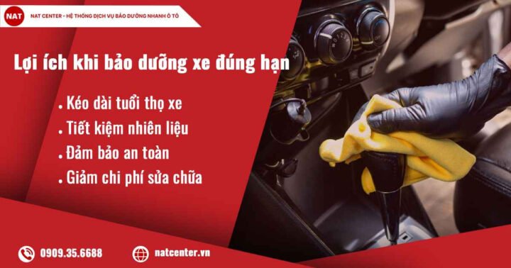 Lợi ích khi bảo dưỡng xe ô tô 40000km đúng hạn theo khuyến nghị