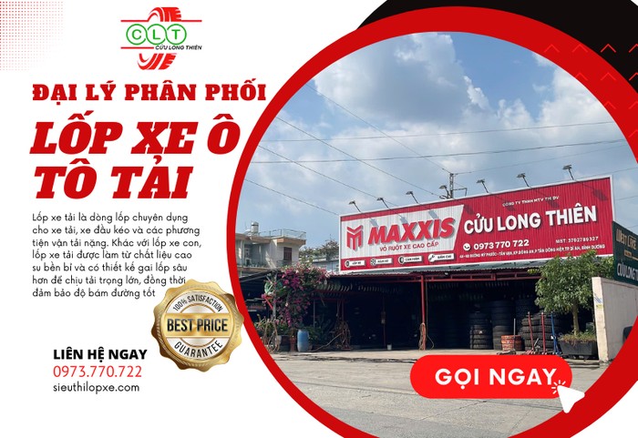 Đa dạng các loại lốp xe tải