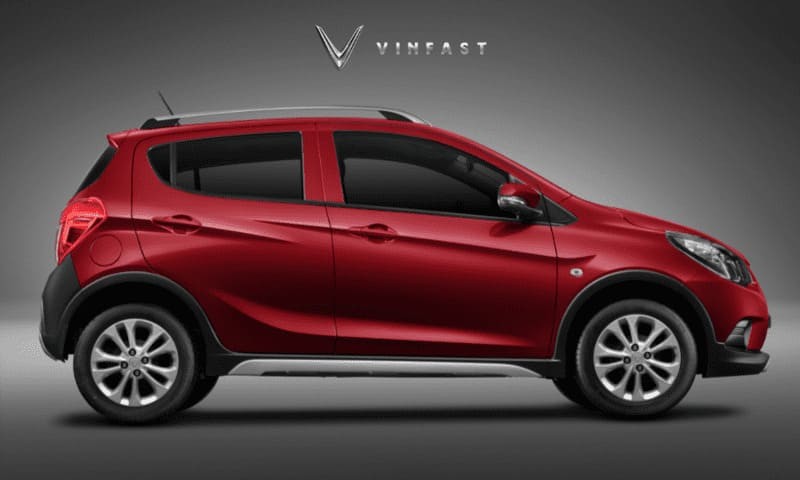 VinFast Fadil với mâm xe hợp kim nhôm 15 inch, minh họa thông số kỹ thuật đường kính mâm xe