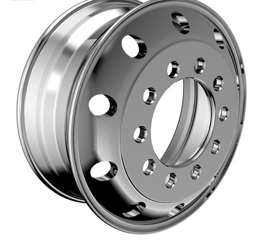 Mâm xe ô tô cũ bằng hợp kim với thiết kế chấu dày, phù hợp cho xe tải nhẹ hoặc SUV