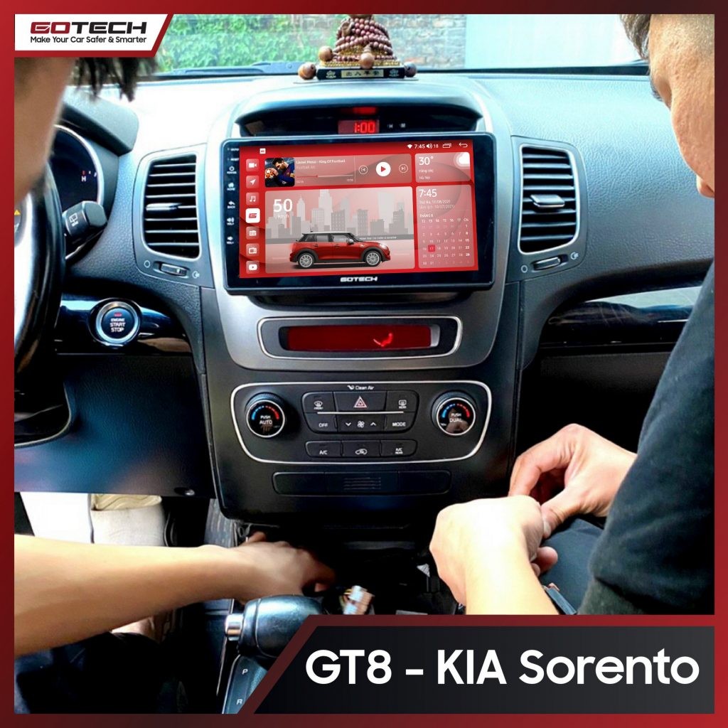 Lắp màn hình DVD Android ô tô cho Kia Sorento