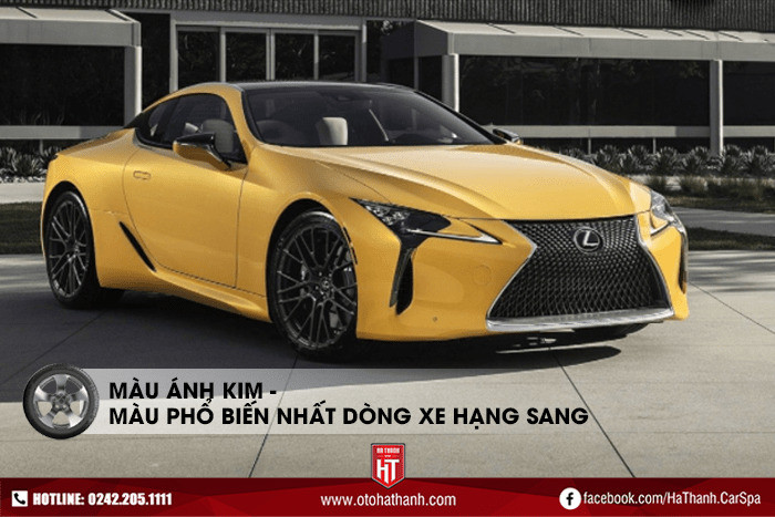 màu sơn xe ô tô ánh kim sang trọng