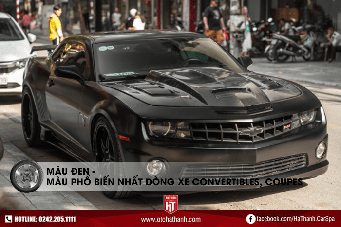 màu sơn xe ô tô đen mạnh mẽ cho thể thao