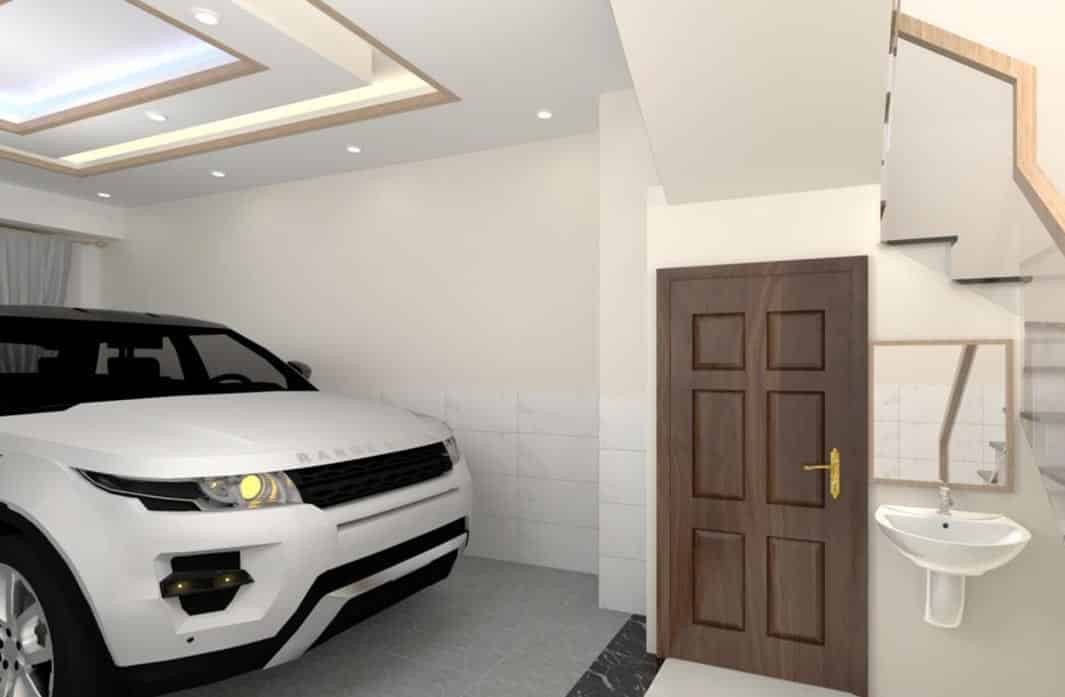 Mẫu nhà để xe ô tô trong nhà tiện nghi
