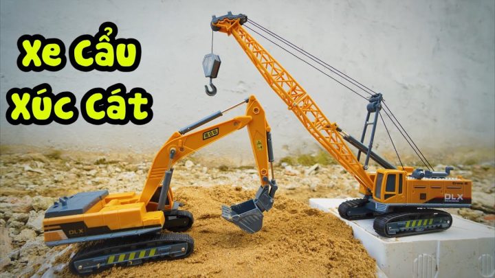 Xe Cẩu Múc Cát Lên Ô Tô: Tối Ưu Hiệu Quả Vận Chuyển