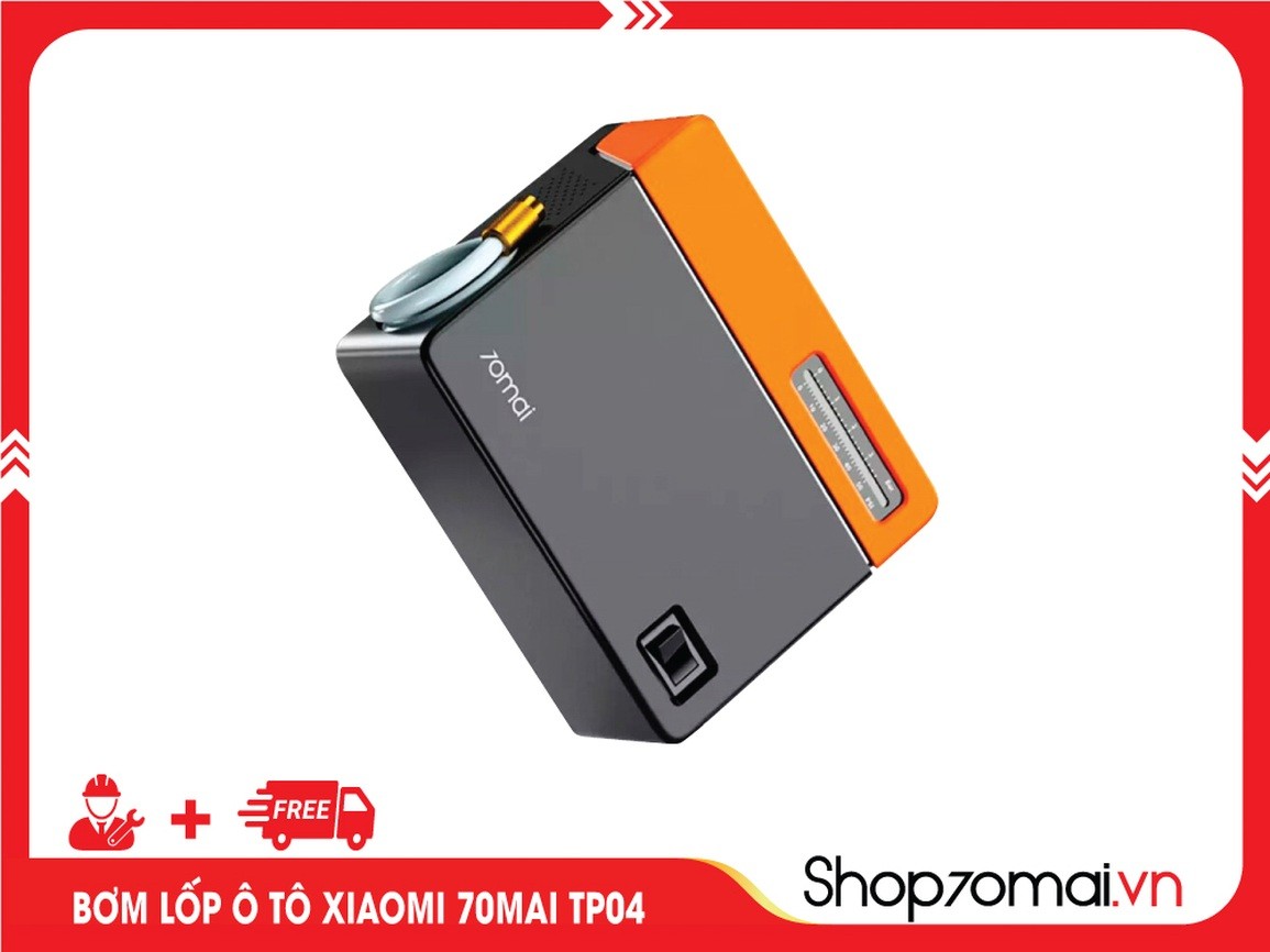 Máy bơm xe ô tô Xiaomi 70mai Midrive TP04 siêu nhỏ gọn