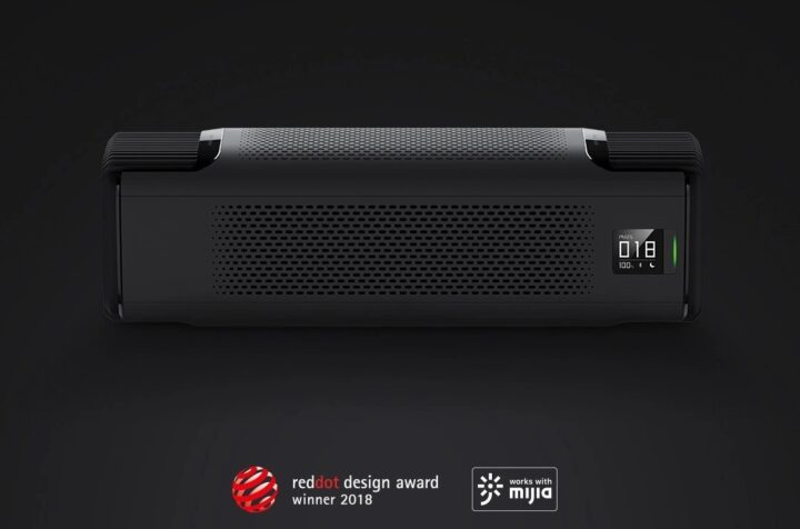 Máy lọc không khí xe ô tô Xiaomi Roidmi P8S thiết kế trụ đứng hiện đại