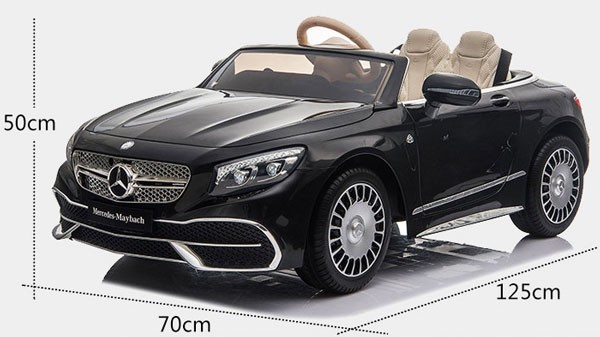 Kích thước chi tiết của xe ô tô điện trẻ em Mercedes Maybach S650