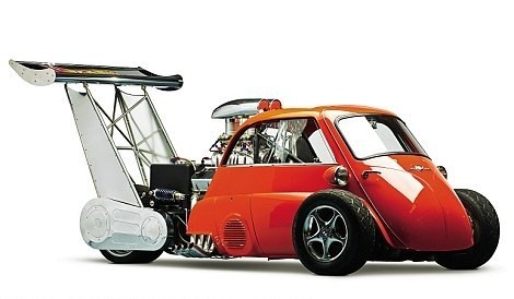 Chiếc BMW Isetta “Whatta Drag” 1959, một phiên bản tự độ độc đáo của ông Weiner