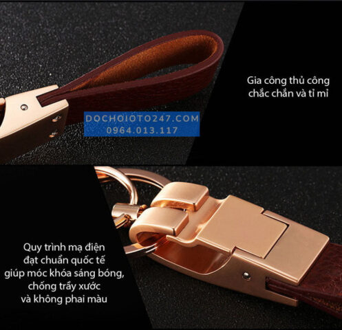 Móc chìa khóa thủ công tinh xảo, phụ kiện xứng tầm hãng xe ô tô đẹp